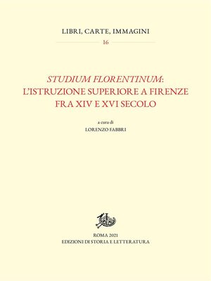 cover image of Studium florentinum